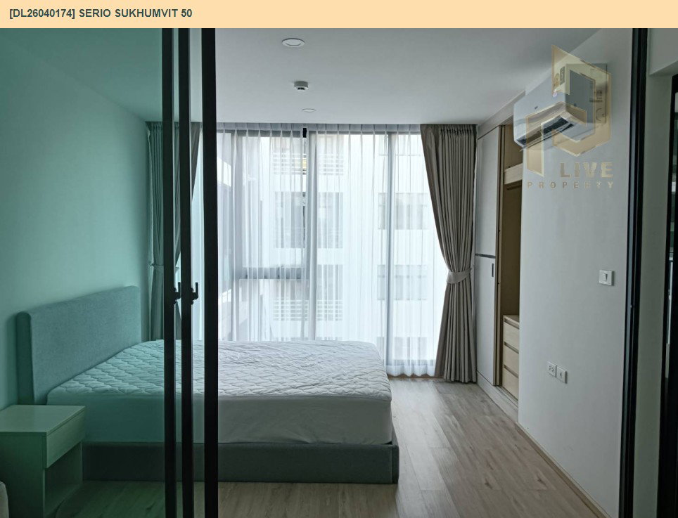 รูป DL26040174 ให้เช่าคอนโด เซอริโอ้ สุขุมวิท 50 (Serio Sukhumvit 50 ) ใกล้ BTS อ่อนนุช พร้อมเข้าอยู่ โทรด่วน 0614453194 LineID @162cjixi - รูปที่ 2/6