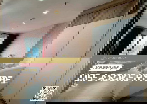 ให้เช่า 🔥 Life Asoke Hype 🔥 เฟอร์นิเจอร์ และ เครื่องใช้ไฟฟ้าครบ ใกล้ Airport Link มักกะสัน