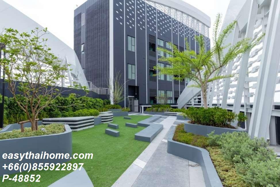 รูป P-48852 วิวเมือง! เดอะริช พระราม 9-ศรีนครินทร์ สตูดิโอหรู พร้อมเข้าอยู่ ใกล้ Airport Link หัวหมาก 16,000 | Line Id: @easythaihome | 085-592-2897 - รูปที่ 12/15