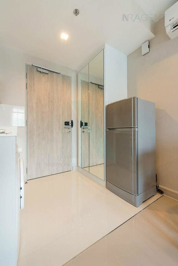 รูป 🎉 ให้เช่าคอนโด ไอดีโอ โมบิ พระราม 9 อาคาร 1 ชั้น 8 1 ห้องนอน ขนาด 30.00 ตรม ใกล้ เซ็นทรัลพระราม 9 - รูปที่ 7/8