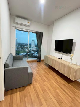 ให้เช่าคอนโด ลุมพินี เพลส พระราม 3-ริเวอร์ไรน์ อาคาร 1 ชั้น 22 1 ห้องนอน ขนาด 29.00 ตรม ใกล้ Bangkok Square