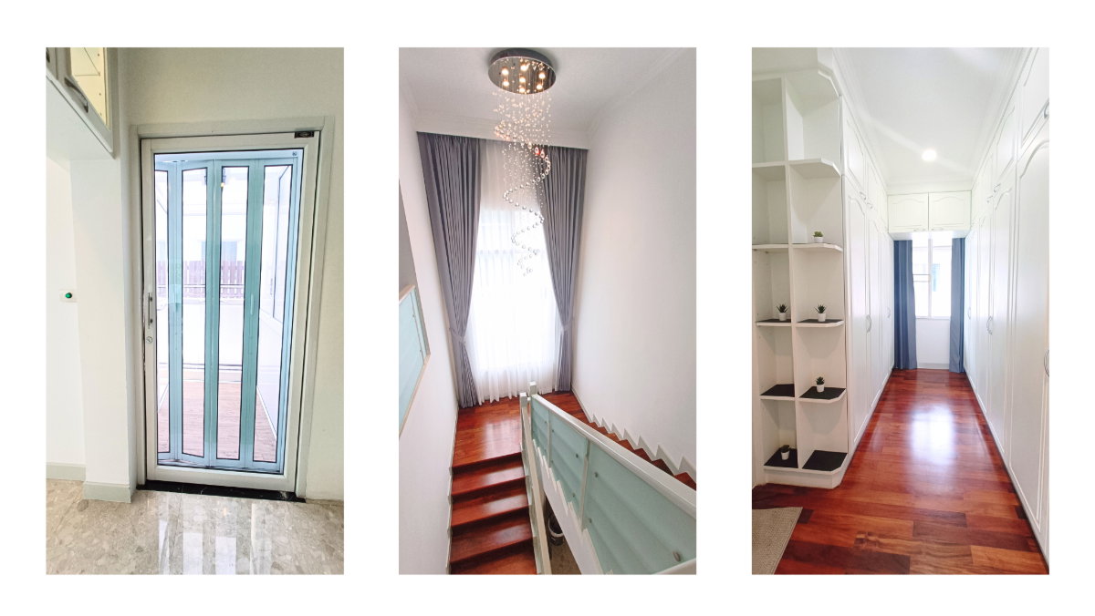 รูป ขาย พร้อมผู้เช่า yield 7.5%+ หมู่บ้านณุศาศิริ พระราม9-กรุงเทพกรีฑา มีลิฟท์ มีห้องแม่บ้าน 91 ตร.ว.  4ห้องนอน 4ห้องน้ำ  - รูปที่ 15/17