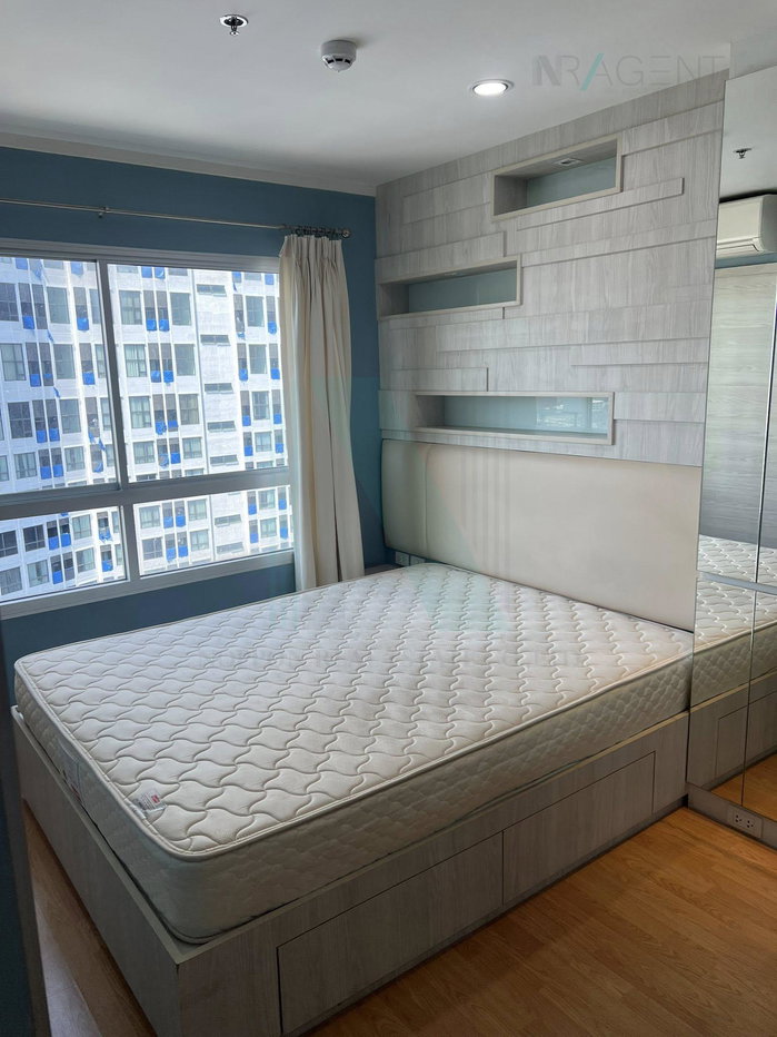 รูป ให้เช่าคอนโด ลุมพินี เพลส ศรีนครินทร์-หัวหมาก สเตชั่น อาคาร A ชั้น 21 1 ห้องนอน ขนาด 26 ตรม ใกล้ ซูปเปอร์มาร์เก็ต แม็กซ์แวลู - รูปที่ 3/8