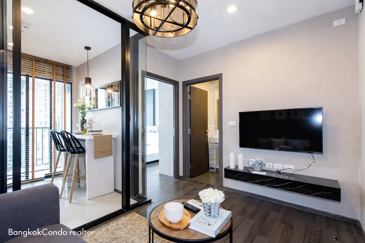 รูป 🍀🍀 Prime condo location 🚆ให้เช่า📌 เดอะ เบส พาร์ค อีส สุขุมวิท 77(Line:@rent2022)BTS อ่อนนุช ✨พร้อมเข้าอยู่✨ A04203 - รูปที่ 5/9