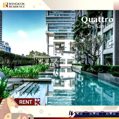 คอนโดให้เช่า :  Quattro by Sansiri 🌆 ยูนิต 1 นอน ราคาดีที่สุด💎ใกล้ BTS ทองหล่อ 