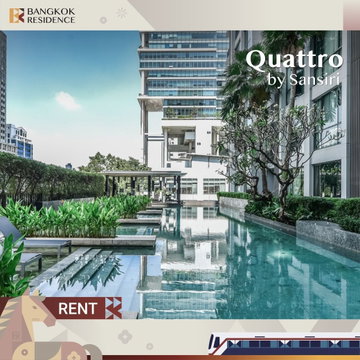  Quattro by Sansiri 🌆 1-Br Best Price 💎 Near BTS Thonglo 