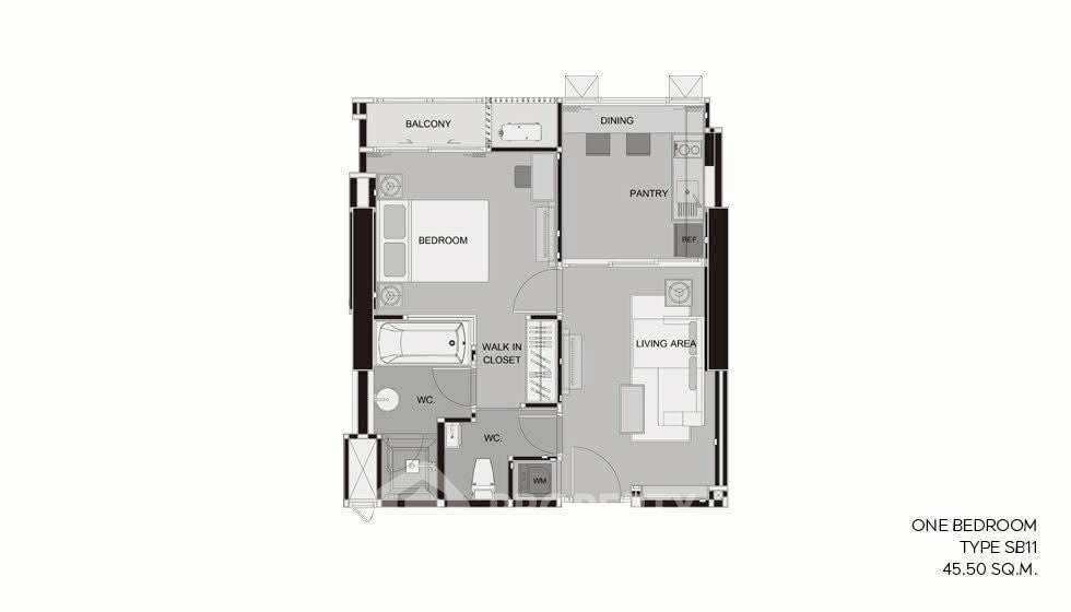 รูป คอนโด 1-ห้องนอน ที่ ริธึ่ม สาทร ใกล้ BTS สะพานตากสิน (ID 2780400) - รูปที่ 13/13