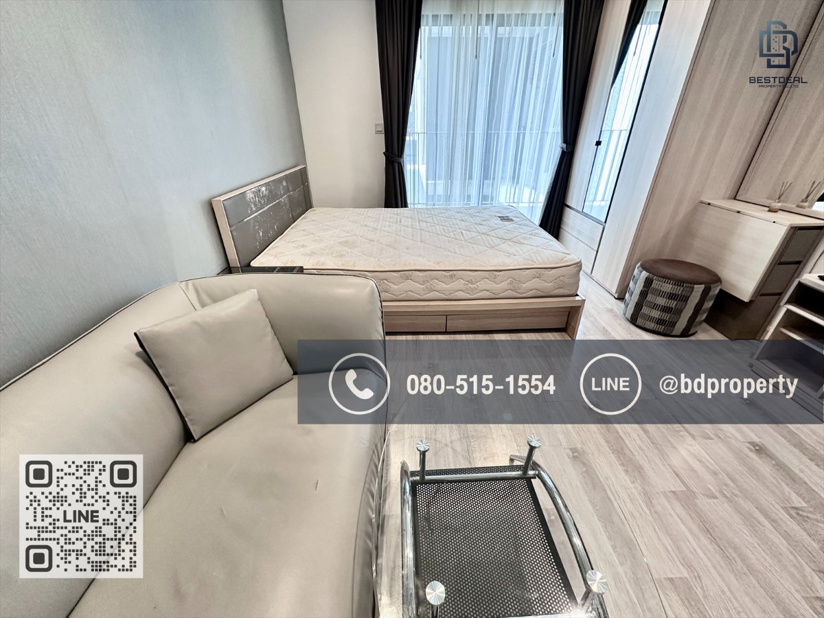 รูป Bestdeal ให้เช่า Studio 22ตรม.ราคา 13,000/เดือนเท่านั้น เฟอร์นิเจอร์และเครื่องใช้ไฟฟ้าครบ “IDEO MOBI RAMA 9” ใกล้MRT และ เซ็นทรัลพระราม 9 เพียง 80 ม. - รูปที่ 4/11