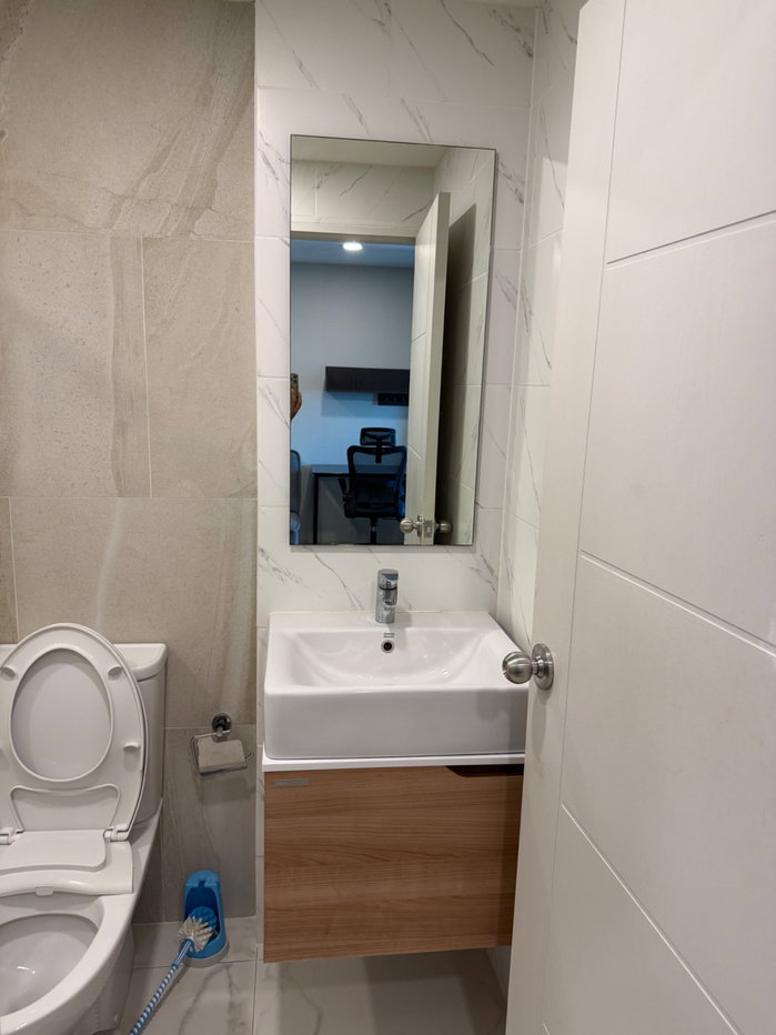 รูป 💢1 Bedroom กั้นห้องแยกชัดเจน 💢 เฟอร์ เครื่องใช้ไฟฟ้า ครบ💢ห้องทิศเหนือ ไม่ร้อนบ่าย - รูปที่ 14/19
