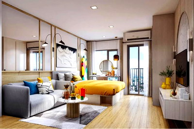 คอนโด ตลาดโบ๊เบ๊ : 🔥ห้องหลุดดาวน์ ราคาพรีเซลล์ 2.69ล้านบาท 🔥 โฟล บาย แสนสิริ ใกล้ไอคอนสยาม ใกล้bts คลองสาน