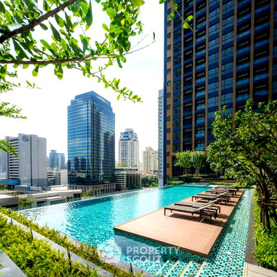 Condos for rent Borom Ratchachonnani Bangkok Nursing College : 2-BR Condo at Lumpini Suite Phetchaburi – Makkasan near ARL Makkasan (ID 449731)