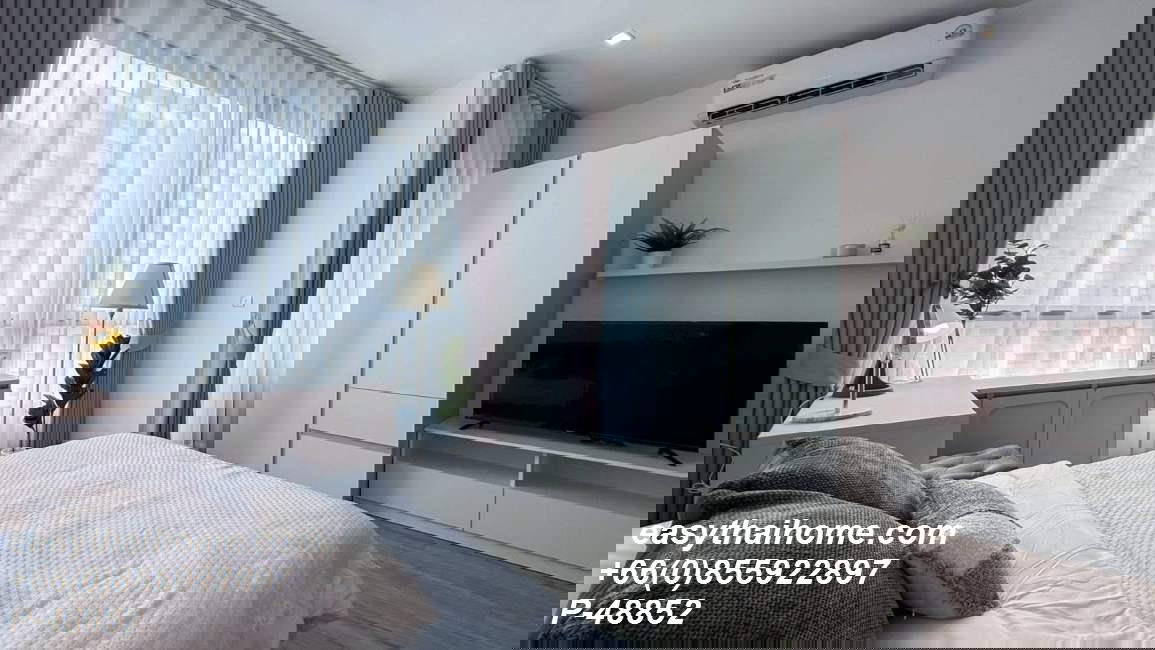 รูป P-48852 วิวเมือง! เดอะริช พระราม 9-ศรีนครินทร์ สตูดิโอหรู พร้อมเข้าอยู่ ใกล้ Airport Link หัวหมาก 16,000 | Line Id: @easythaihome | 085-592-2897 - รูปที่ 7/15