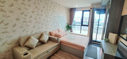 รูปภาพ 🎉 For Rent Condo KNIGHTSBRIDGE COLLAGE SUKHUMVIT 107 Building 1, Floor 8,Studio, Room size 24.00 sqm