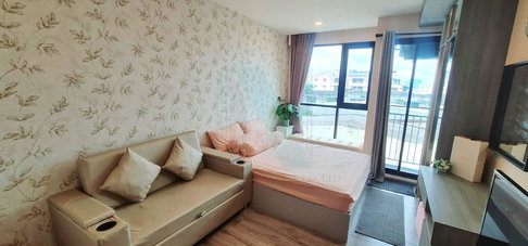 🎉 ให้เช่าคอนโด ไนท์บริดจ์ คอลลาจ สุขุมวิท 107 อาคาร 1 ชั้น 8 สตูดิโอ ขนาด 24.00 ตรม ใกล้ อิมพีเรียลสำโรง