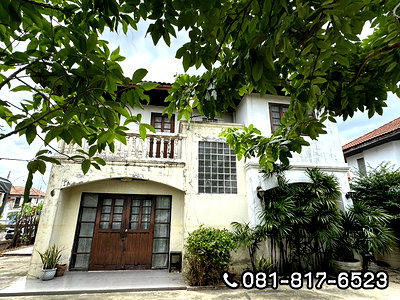 ขายบ้านเดี่ยว : ขายบ้านพร้อมที่ดิน  หมู่บ้าน บ้านบัวทอง  ถนนเลียบคลองบางไผ่