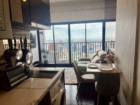 🚩 For rent condo PARK ORIGIN THONGLOR Building B, Floor 46,2 bed room, Room size 45.00 sqm