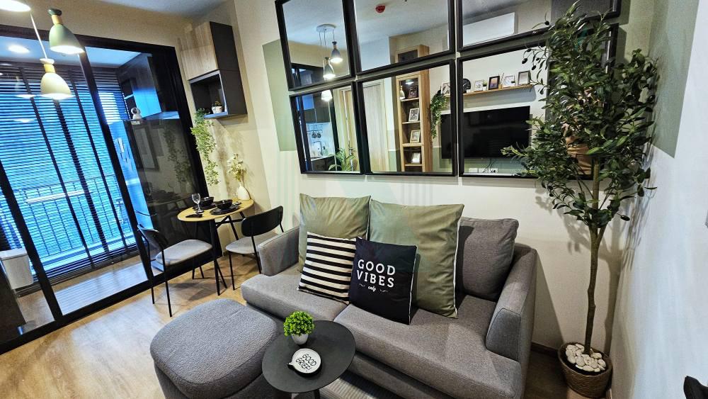 รูป 🎉 ให้เช่าคอนโด นิว ดิสทริค อาร์ 9 อาคาร 1 ชั้น 26 1 ห้องนอน ขนาด 30 ตรม ใกล้ MRT พระราม 9 - รูปที่ 2/8