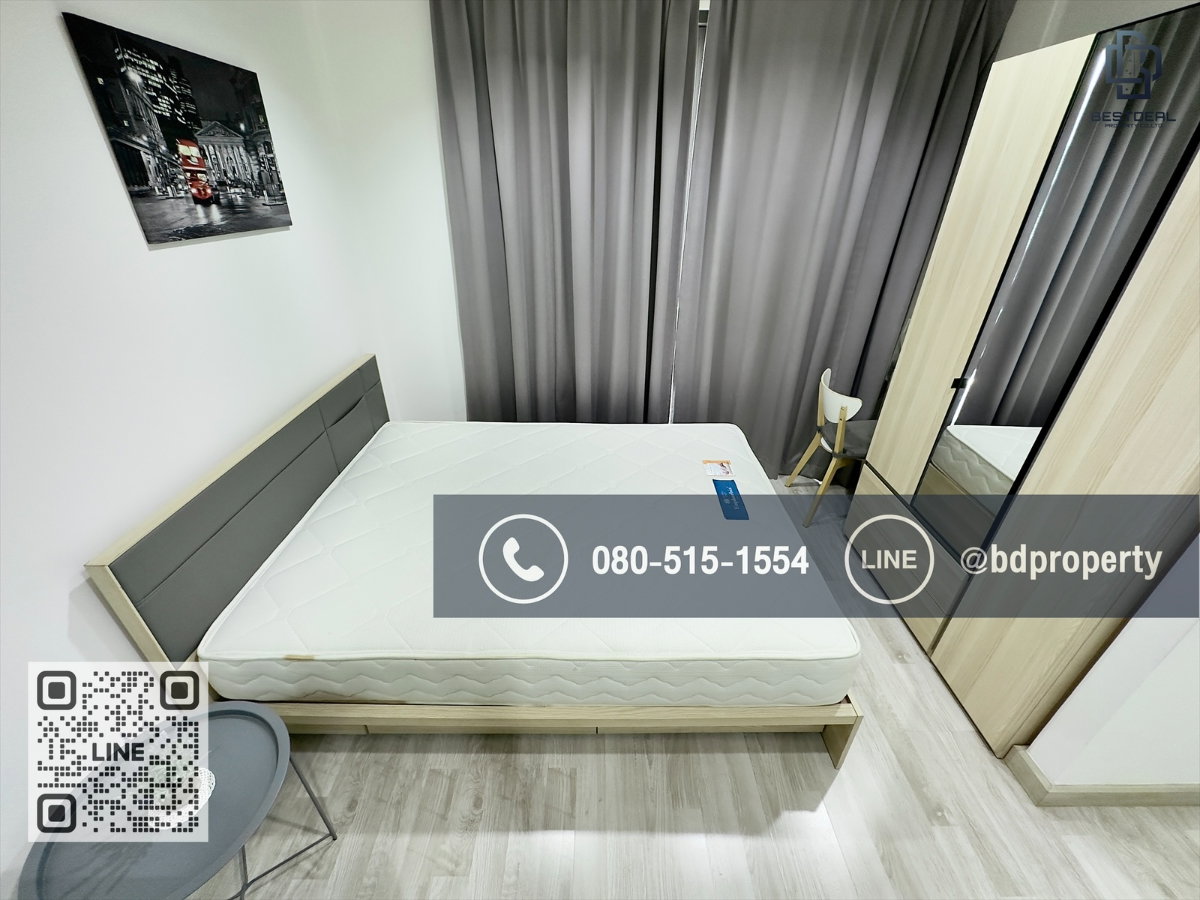 รูป Bestdeal ให้เช่า Studio 22ตรม.ราคา 13,000/เดือนเท่านั้น เฟอร์นิเจอร์และเครื่องใช้ไฟฟ้าครบ “IDEO MOBI RAMA 9” ใกล้MRT และ เซ็นทรัลพระราม 9 เพียง 80 ม. - รูปที่ 6/11