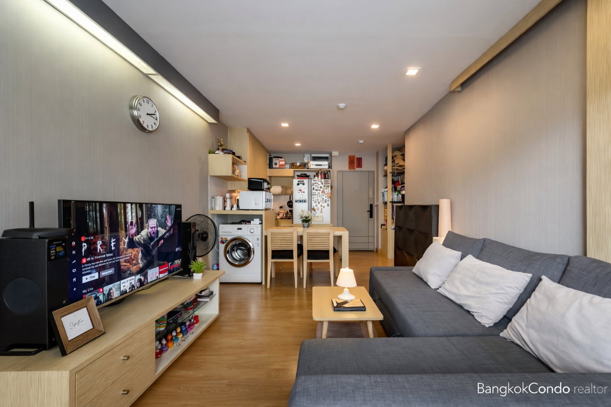 picture 🍀🍀 Cozy Room 🌸🌼 For Rent 📌 Tree Condo Sukhumvit 52 (Line: @rent2022) | Near BTS On Nut  ✨ Ready to move in! ✨ 📌 Ref Code: A11033 - 4/15