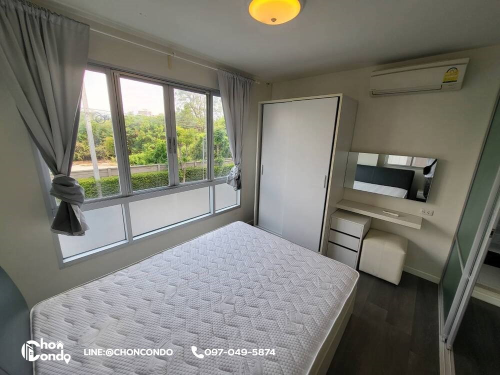 รูป DCondo ดีคอนโด ชั้น2 ตึกC  ----------- ห้องมุม ------------Tel 097-049-5874 (Line: @choncondo มี@ด้วย) - รูปที่ 4/16