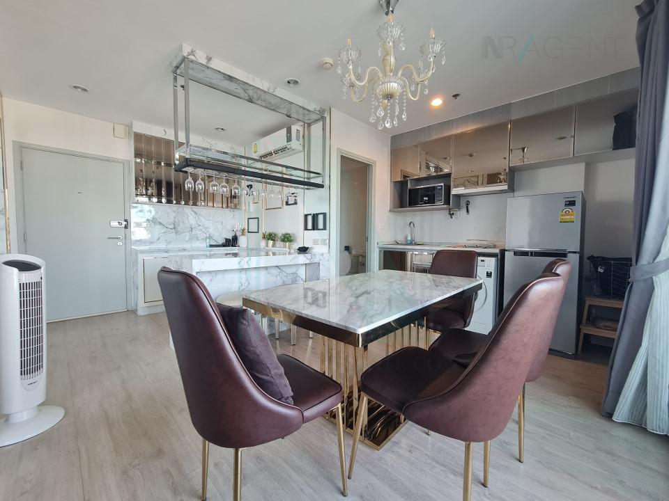 รูป 🚩Best room!🚩 ให้เช่าคอนโด ไอดีโอ สาทร - ท่าพระ อาคาร 1 ชั้น 19 1 ห้องนอน ขนาด 45.00 ตรม ใกล้ The Mall ท่าพระ - รูปที่ 6/8