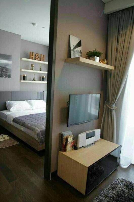 รูป 🎉 ให้เช่าคอนโด เดอะ ลุมพินี 24 อาคาร 1 ชั้น 24 1 ห้องนอน ขนาด 30.00 ตรม ใกล้ รพ.เทพธารินทร์ - รูปที่ 7/8