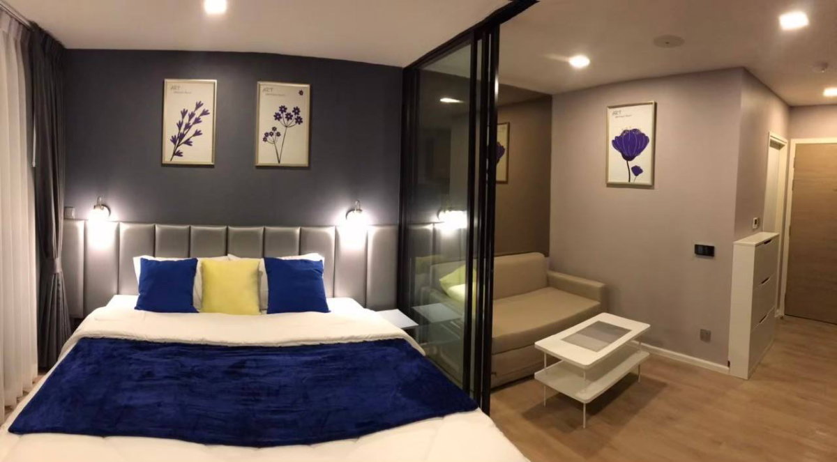 รูป 🏡 ให้เช่า Kave Town Shift 13,000฿💖  ✨ ตึก A ชั้น 7 วิวสระ ตกแต่งสวย - รูปที่ 6/17