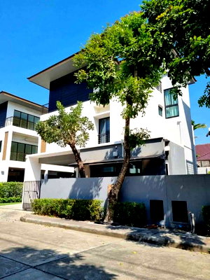Houses for rent Raffles International College : House for rent, Lumpini Suan Luang Rama IX, 54 sq.wa, 310 sq.m, 3 bedrooms, 5 bathrooms, 3 floors.