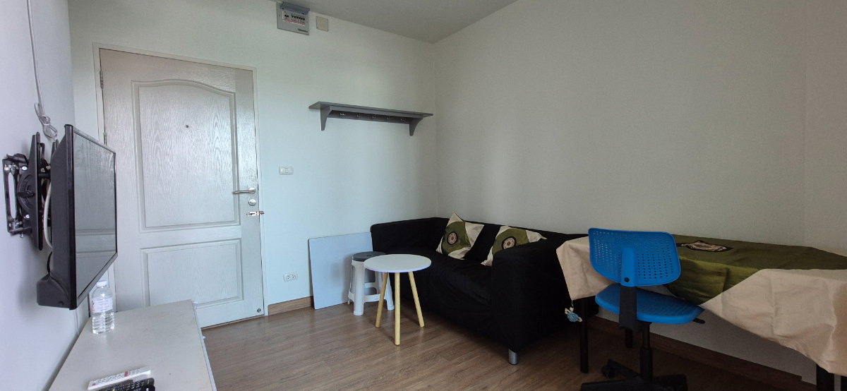 รูป ให้เช่าห้องแต่งพร้อม เฟอร์ครบ ห้องใหญ่ วิวดี ราคาถูก ใกล้ ARL และ MRT สถานีหัวหมาก - รูปที่ 1/12