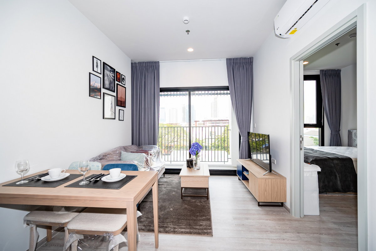 รูป 🌆 ให้เช่า: XT EKKAMAI | เฟอร์ครบ พร้อมอยู่@90condo 🌃 - รูปที่ 1/10