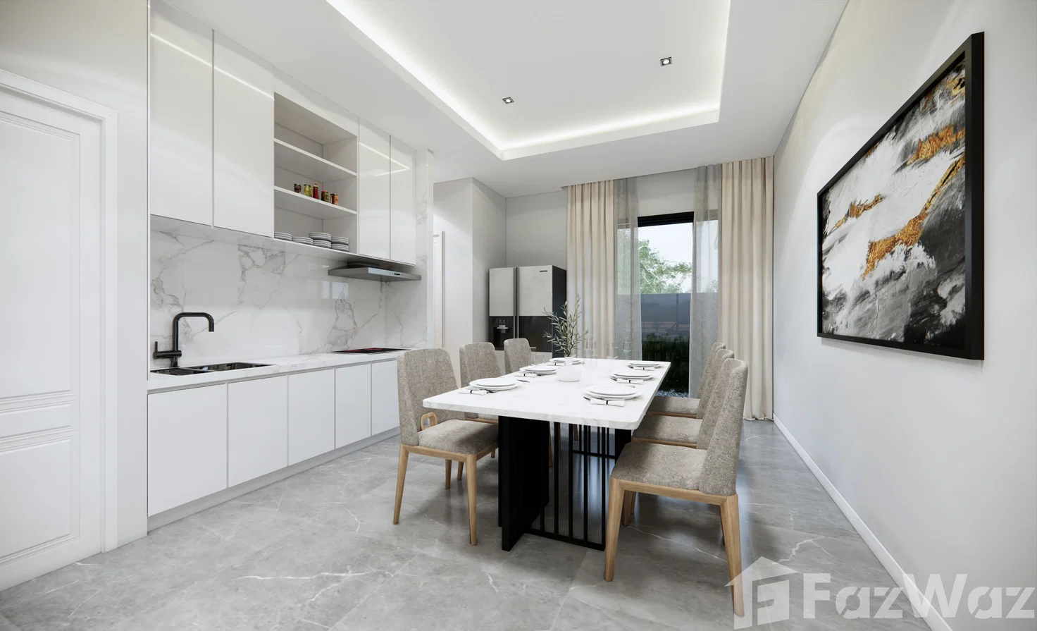 รูป ขาย ทาวน์เฮ้าส์ 3 ห้องนอน ในโครงการ คอลเลจ วิลล่า 5702271 - รูปที่ 3/12