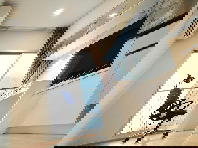 รูป ให้เช่าคอนโด : โนเบิล รีวอล์ฟ รัชดา2 1 ห้องนอน ห้องสวย  บิวท์อินจัดเต็ม เฟอร์ครบ ติดMRTศูนย์วัฒนธรรม ห้องสวยมาก 🔥🔥🔥(Noble Revolve Ratchada2)  - รูปที่ 3/22