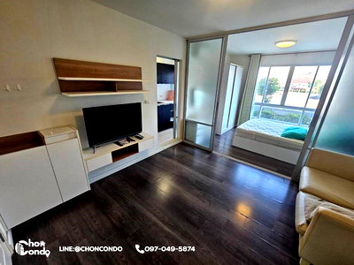 เช่าคอนโด ตลาดหนองมน : DCondo ดีคอนโด ชั้น2 ตึกB  -----------------------Tel 097-049-5874 (Line: @choncondo มี@ด้วย)