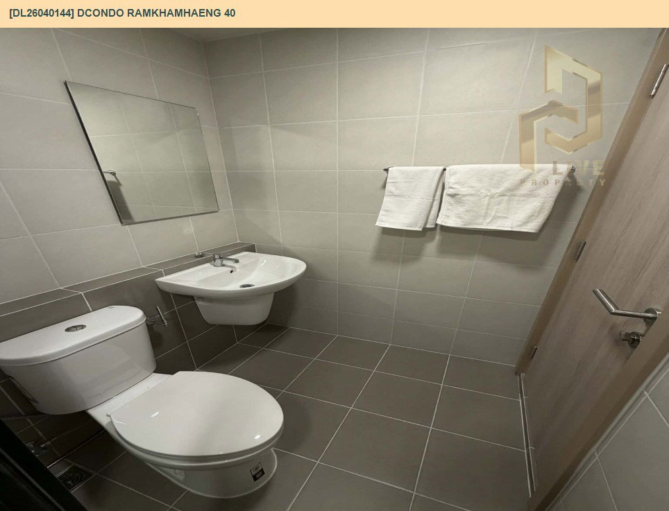 รูป DL26040144 ให้เช่าคอนโด ดีคอนโด รามคำแหง 40 (dcondo Ramkhamhaeng 40) ใกล้ - พร้อมเข้าอยู่ โทรด่วน 0800343450 LineID @655ebbvc - รูปที่ 8/11