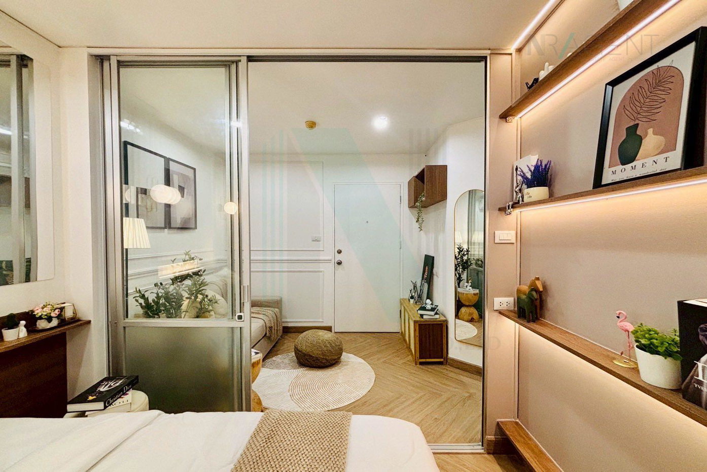 รูป 🔺 ขายคอนโด ลุมพินี วิลล์ อ่อนนุช 46 อาคาร E ชั้น 8 1 ห้องนอน ขนาด 23 ตรม ใกล้ Seacon Square - รูปที่ 2/8