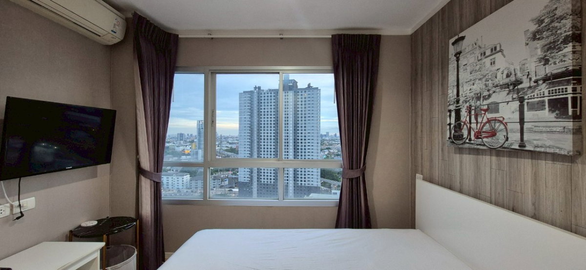 รูป ให้เช่าห้องสวย แต่งพร้อม เฟอร์ครบ ห้องใหญ่ วิวดี ราคาถูก ใกล้ ARL และ MRT สถานีหัวหมาก - รูปที่ 2/16