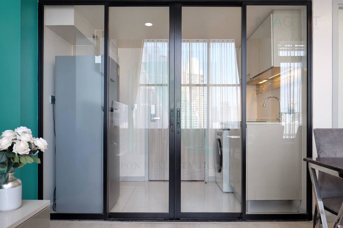 รูป 🎊 ให้เช่าคอนโด ไนท์บริดจ์ ไพร์ม สาทร อาคาร 1 ชั้น 27 Duplex ขนาด 37 ตรม ใกล้ Empire Tower - รูปที่ 8/8