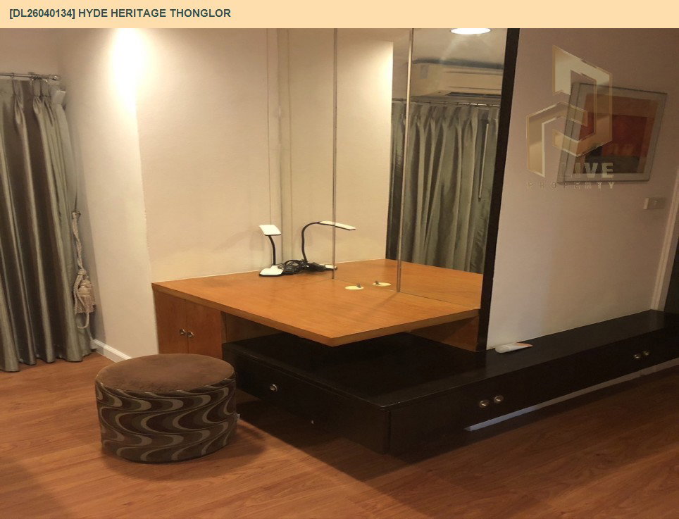 รูป DL26040134 ให้เช่าคอนโด ไฮด์ เฮอริเทจ ทองหล่อ (HYDE Heritage Thonglor) ใกล้ - พร้อมเข้าอยู่ โทรด่วน 0656259498 LineID @257sxzzu - รูปที่ 9/10