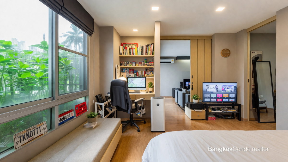 picture 🍀🍀 Cozy Room 🌸🌼 For Rent 📌 Tree Condo Sukhumvit 52 (Line: @rent2022) | Near BTS On Nut  ✨ Ready to move in! ✨ 📌 Ref Code: A11033 - 10/15