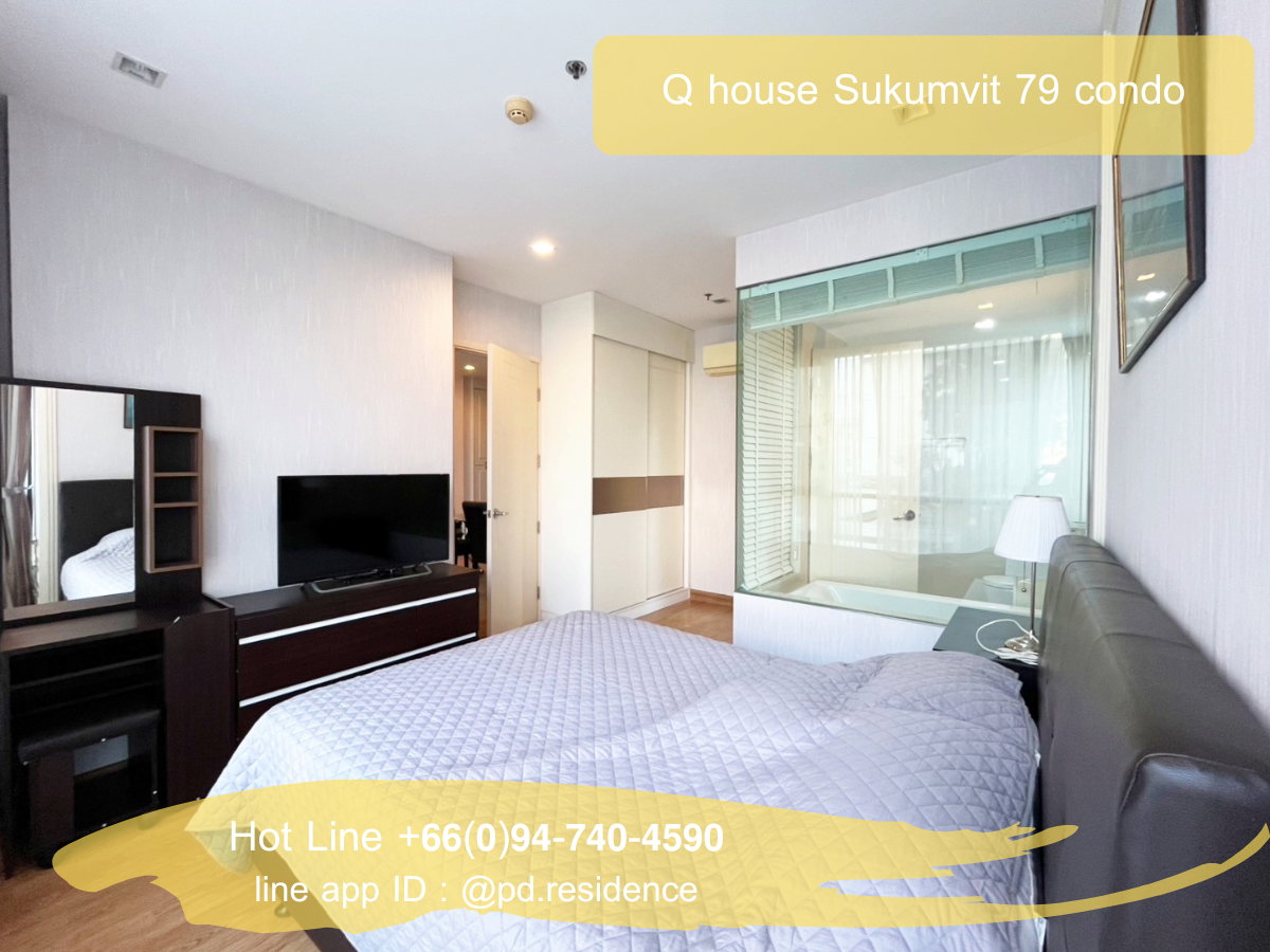 รูป 🅵🅾️🆁 🆁🅴🅽🆃 𝗤 𝗛𝗼𝘂𝘀𝗲 𝗦𝘂𝗸𝗵𝘂𝗺𝘃𝗶𝘁 𝟳𝟵 2 ห้องนอน 2 ห้องน้ำ  ขนาด 60 ตร.ม. 35,000 บาท / เดือน - รูปที่ 3/12