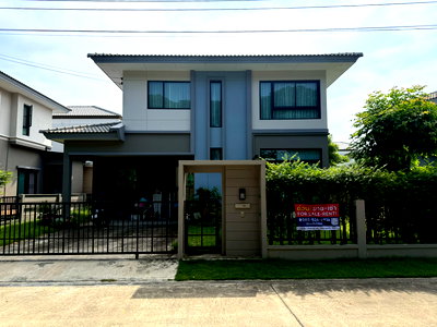 บ้านเดี่ยวให้เช่า : บ้านเช่าพร้อมอยู่ คาซ่าเพรสโต ประชาอุทิศ 90 ใกล้ถนนใหญ่ เดินทางง่าย