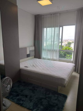 🔺 ให้เช่าคอนโด นิช ไอดี ปากเกร็ด สเตชั่น อาคาร 1 ชั้น 8 1 ห้องนอน ขนาด 28 ตรม ใกล้ ห้าแยกปากเกร็ด 500 ม.