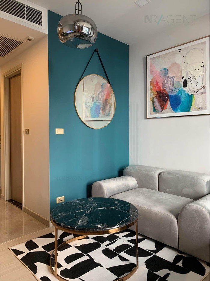 รูป 🎉 ให้เช่าคอนโด วันไนน์ไฟว์ อโศก-พระราม 9 อาคาร A ชั้น 33 1 ห้องนอน ขนาด 27 ตรม ใกล้ เซ็นทรัล พระราม 9 - รูปที่ 5/8