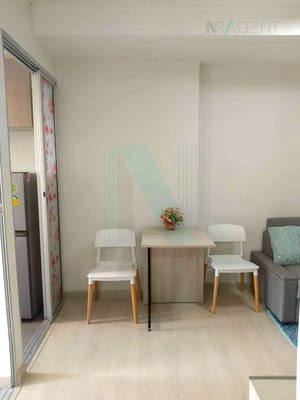 คอนโดให้เช่า : 🎊 ให้เช่าคอนโด นิช ไอดี ปากเกร็ด สเตชั่น อาคาร 1 ชั้น 8 1 ห้องนอน ขนาด 28 ตรม ใกล้ ห้าแยกปากเกร็ด 500 ม.