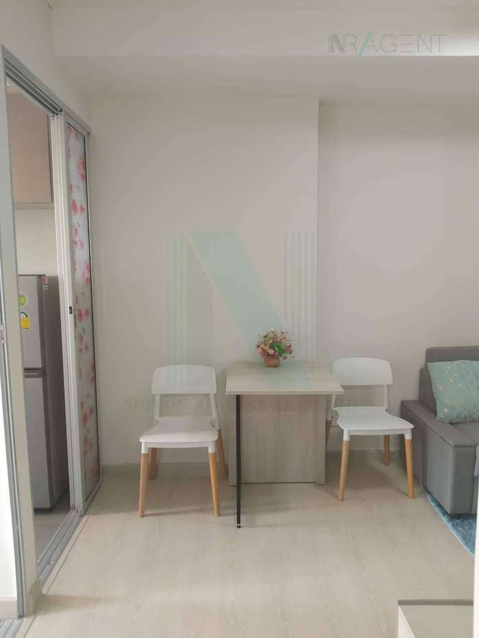 รูป 🎊 ให้เช่าคอนโด นิช ไอดี ปากเกร็ด สเตชั่น อาคาร 1 ชั้น 8 1 ห้องนอน ขนาด 28 ตรม ใกล้ ห้าแยกปากเกร็ด 500 ม. - รูปที่ 1/8