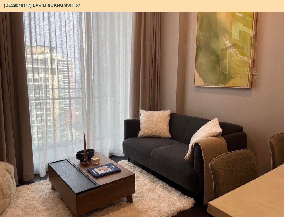 รูป DL26040147 ให้เช่าคอนโด ลาวีค สุขุมวิท 57 (LAVIQ Sukhumvit 57) ใกล้ BTS ทองหล่อ พร้อมเข้าอยู่ โทรด่วน 0842740999 LineID @523dslwi - รูปที่ 3/13