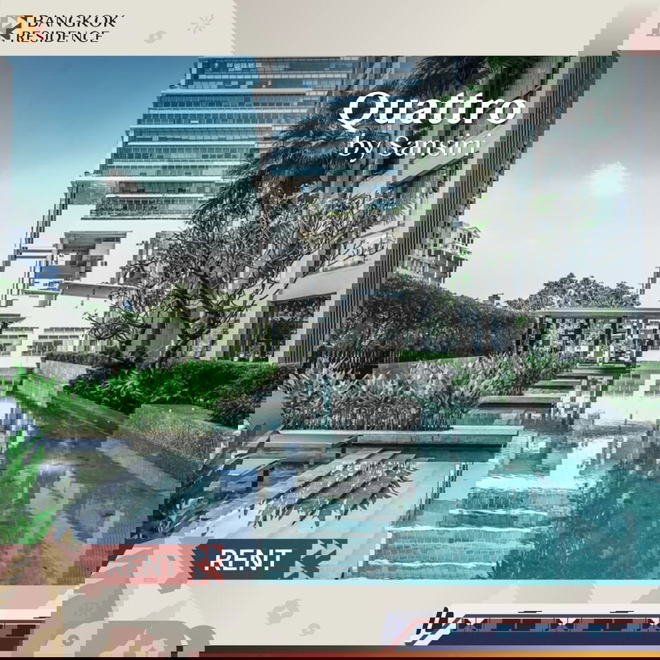 รูป  Quattro by Sansiri 💎Beautiful High Floor Unit 🌿 ใกล้ BTS ทองหล่อ  - รูปที่ 1/5