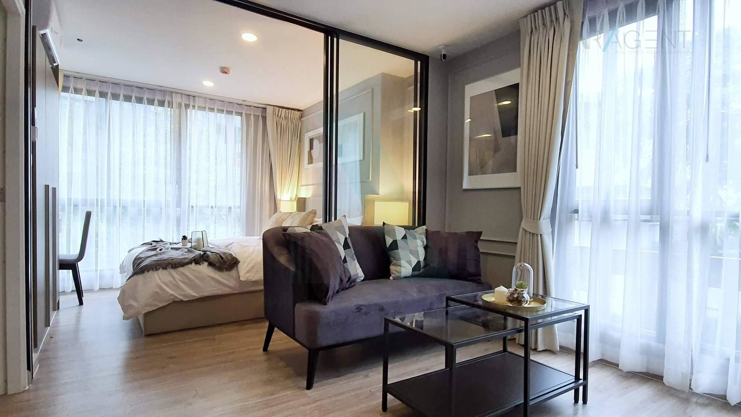 รูป 🎉 ให้เช่าคอนโด เดอะ เบลกราเวีย แอท รัชดา-ลาดพร้าว 15 อาคาร 1 ชั้น 2 1 ห้องนอน ขนาด 30 ตรม ใกล้ สวนลุมไนท์บาซ่าร์ - รูปที่ 6/8