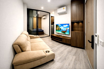 คอนโดให้เช่า : ให้เช่า The Origin ลาดพร้าว–บางกะปิ (25.5 ตร.ม.) เฟอร์ครบ พร้อมเข้าอยู่