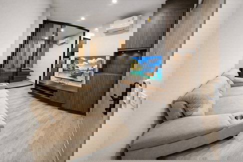 ให้เช่า The Origin ลาดพร้าว–บางกะปิ (25.5 ตร.ม.) เฟอร์ครบ พร้อมเข้าอยู่